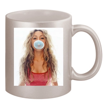 Shakira 11oz Metallic Silver Mug