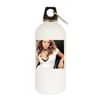 Shakira White Water Bottle With Carabiner