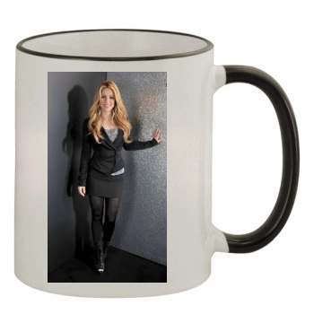 Shakira 11oz Colored Rim & Handle Mug