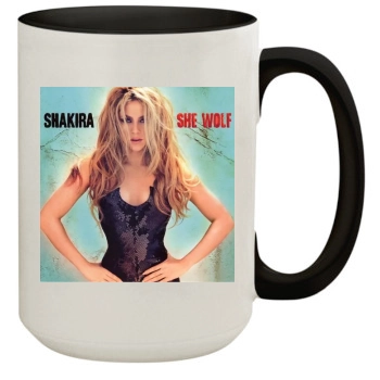 Shakira 15oz Colored Inner & Handle Mug