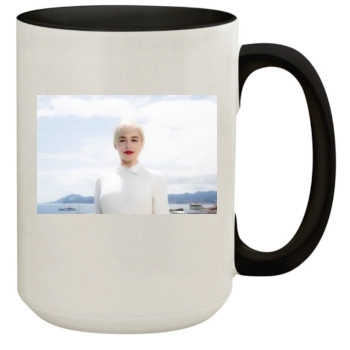 Emilia Clarke 15oz Colored Inner & Handle Mug