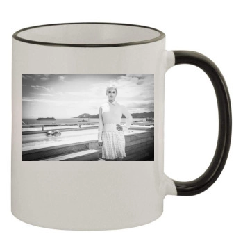 Emilia Clarke 11oz Colored Rim & Handle Mug