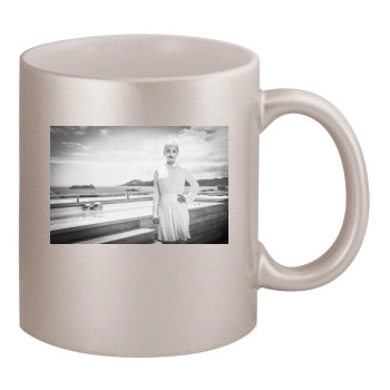 Emilia Clarke 11oz Metallic Silver Mug