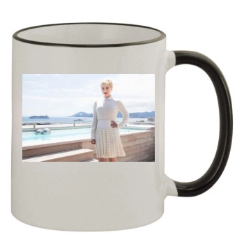 Emilia Clarke 11oz Colored Rim & Handle Mug