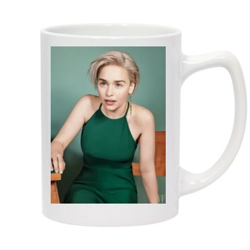 Emilia Clarke 14oz White Statesman Mug