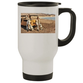 Emily Ratajkowski Stainless Steel Travel Mug