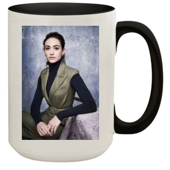 Emmy Rossum 15oz Colored Inner & Handle Mug