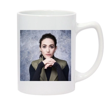 Emmy Rossum 14oz White Statesman Mug