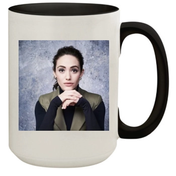 Emmy Rossum 15oz Colored Inner & Handle Mug