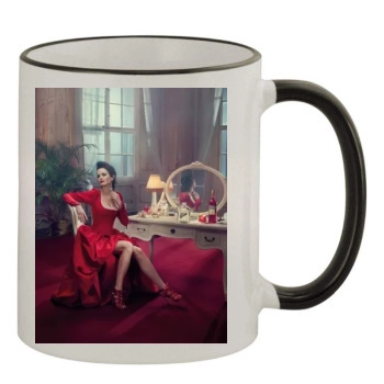 Eva Green 11oz Colored Rim & Handle Mug