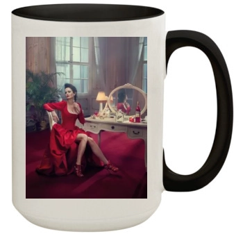 Eva Green 15oz Colored Inner & Handle Mug