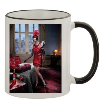 Eva Green 11oz Colored Rim & Handle Mug