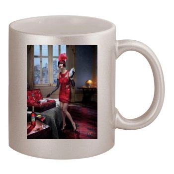 Eva Green 11oz Metallic Silver Mug