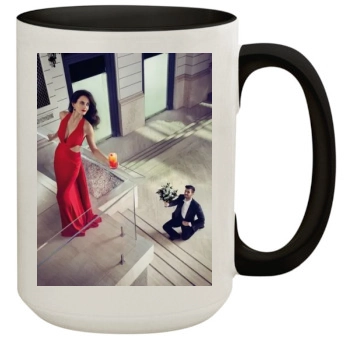 Eva Green 15oz Colored Inner & Handle Mug