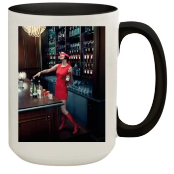 Eva Green 15oz Colored Inner & Handle Mug