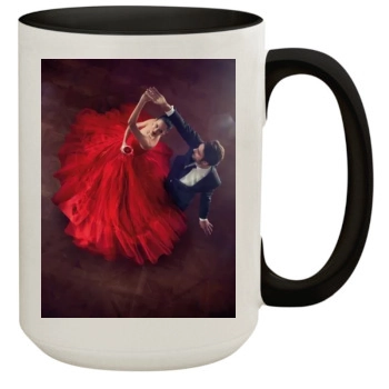 Eva Green 15oz Colored Inner & Handle Mug