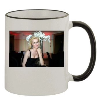 Eva Herzigova 11oz Colored Rim & Handle Mug