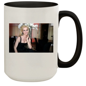 Eva Herzigova 15oz Colored Inner & Handle Mug