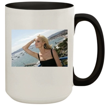 Eva Herzigova 15oz Colored Inner & Handle Mug