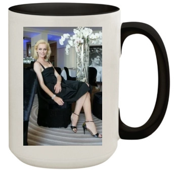 Eva Herzigova 15oz Colored Inner & Handle Mug