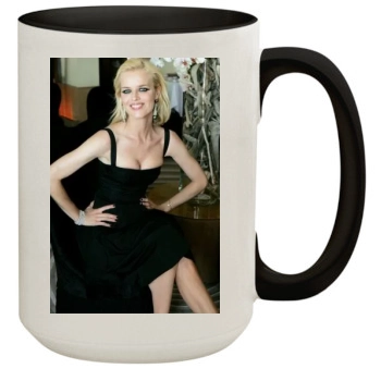 Eva Herzigova 15oz Colored Inner & Handle Mug