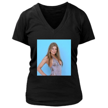 Fergie Women's Deep V-Neck TShirt