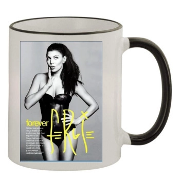 Fergie 11oz Colored Rim & Handle Mug