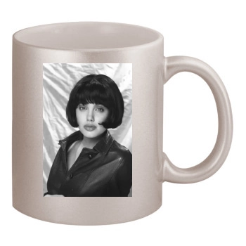 Angelina Jolie 11oz Metallic Silver Mug