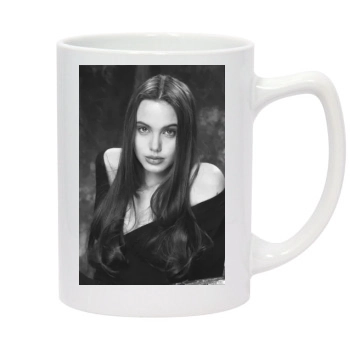 Angelina Jolie 14oz White Statesman Mug