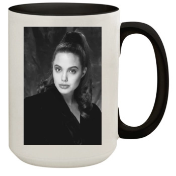 Angelina Jolie 15oz Colored Inner & Handle Mug