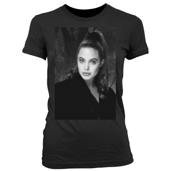 Angelina Jolie Women's Junior Cut Crewneck T-Shirt