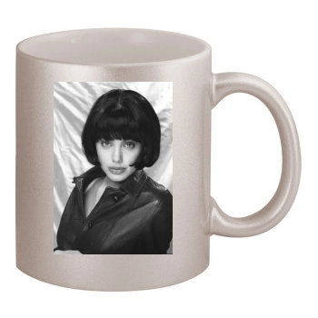 Angelina Jolie 11oz Metallic Silver Mug