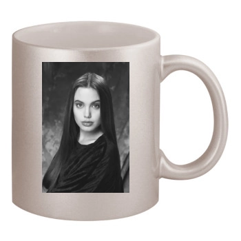 Angelina Jolie 11oz Metallic Silver Mug