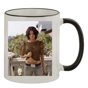 Asia Argento 11oz Colored Rim & Handle Mug