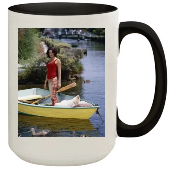 Asia Argento 15oz Colored Inner & Handle Mug