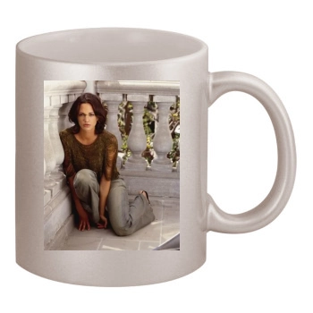 Asia Argento 11oz Metallic Silver Mug