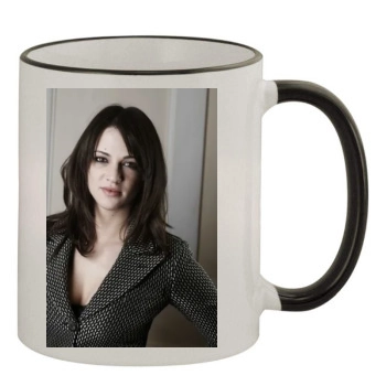 Asia Argento 11oz Colored Rim & Handle Mug