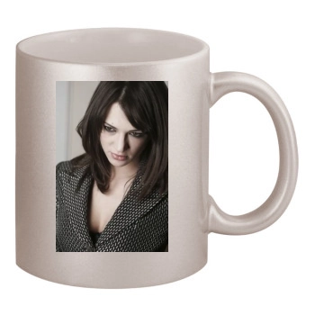 Asia Argento 11oz Metallic Silver Mug