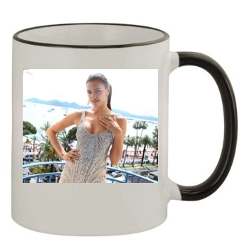 Irina Shayk 11oz Colored Rim & Handle Mug