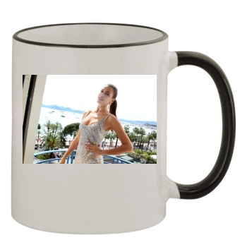 Irina Shayk 11oz Colored Rim & Handle Mug