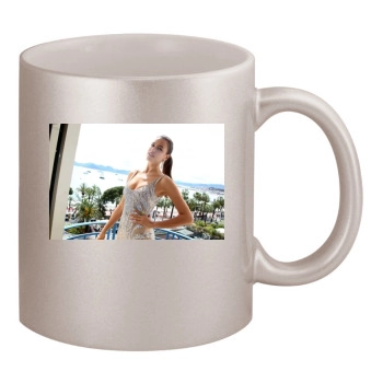 Irina Shayk 11oz Metallic Silver Mug