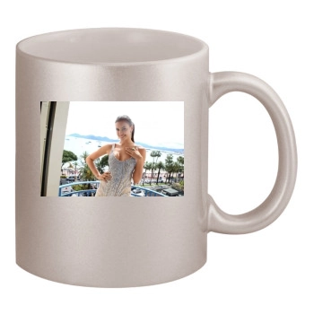 Irina Shayk 11oz Metallic Silver Mug