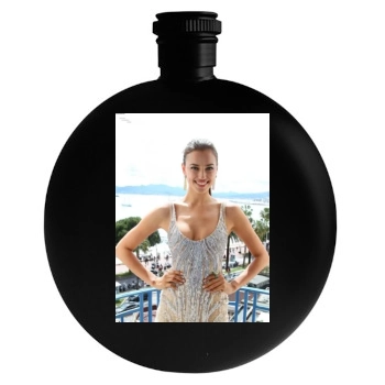 Irina Shayk Round Flask