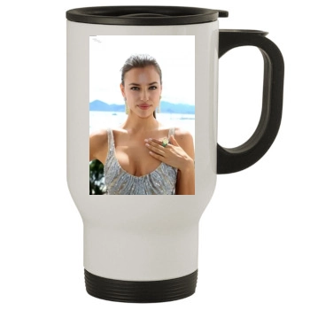 Irina Shayk Stainless Steel Travel Mug