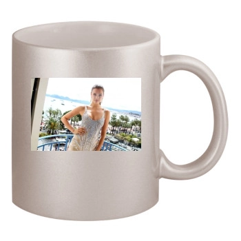 Irina Shayk 11oz Metallic Silver Mug