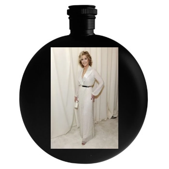 Jane Fonda Round Flask