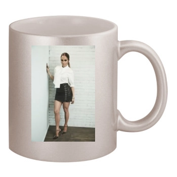 Jennifer Lopez 11oz Metallic Silver Mug