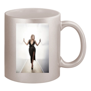 Jennifer Lopez 11oz Metallic Silver Mug