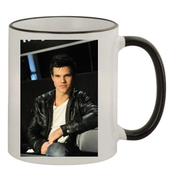 Taylor Lautner 11oz Colored Rim & Handle Mug