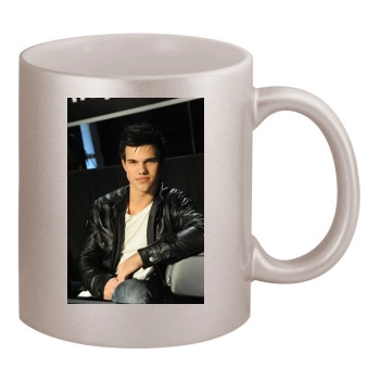 Taylor Lautner 11oz Metallic Silver Mug